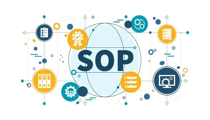 Visualisierung einer Verfahrensanweisung (Standard Operating Procedure, SOP)