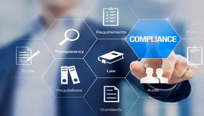 Quality compliance in business with regulations and audit processes