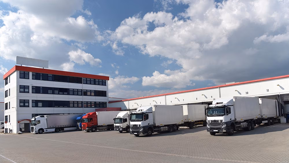 outside building of commercial vehicles inspection