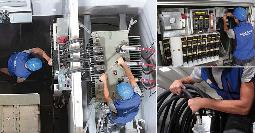 Beluk Inspection power factor correction and medium-voltage switchgear manufacturing